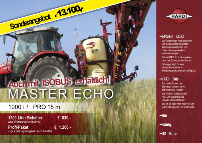 Hardi Master Echo Aktion feldspritze-aktion-deschberger